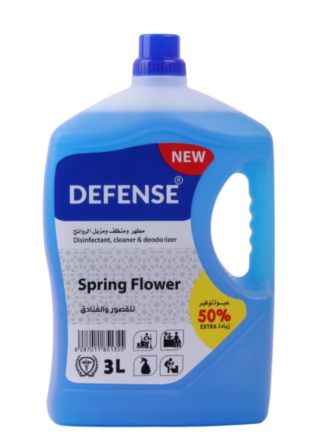 Disinfectant and Deodorizer Cleaner, spring flower 3L